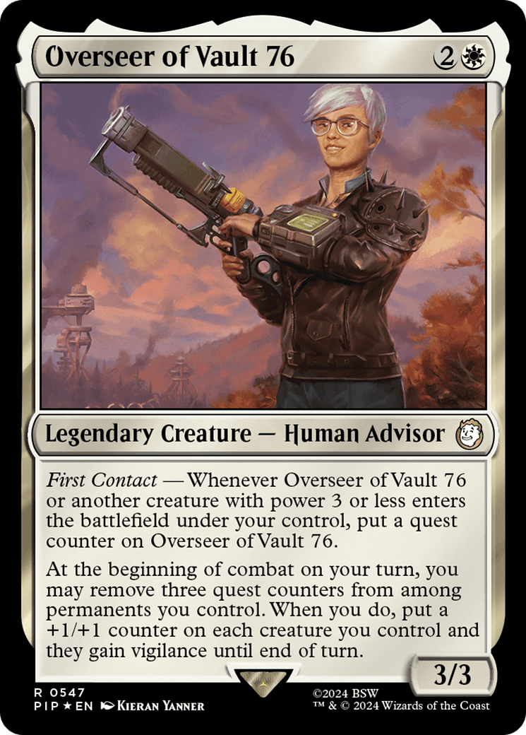 Overseer of Vault 76 (Surge Foil) [Fallout] MTG Single Magic: The Gathering  | Multizone: Comics And Games