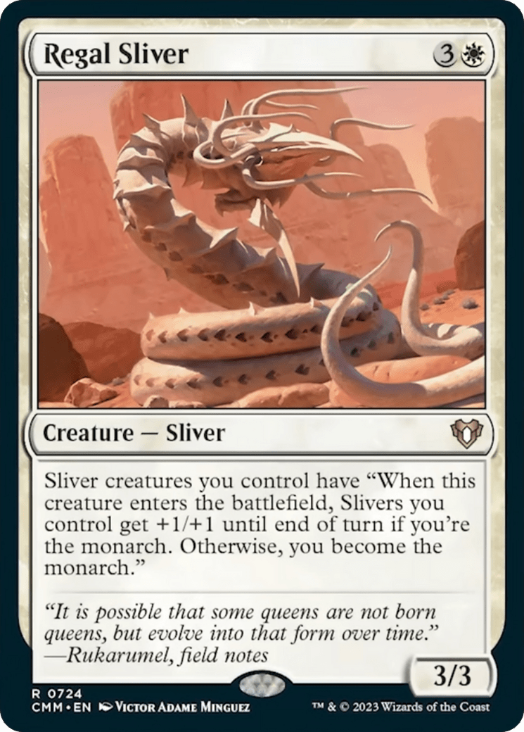 Regal Sliver [Commander Masters] MTG Single Magic: The Gathering  | Multizone: Comics And Games