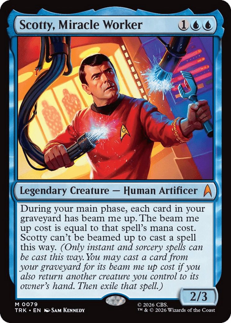 Scotty, Miracle Worker [Star Trek] MTG Single Magic: The Gathering  | Multizone: Comics And Games