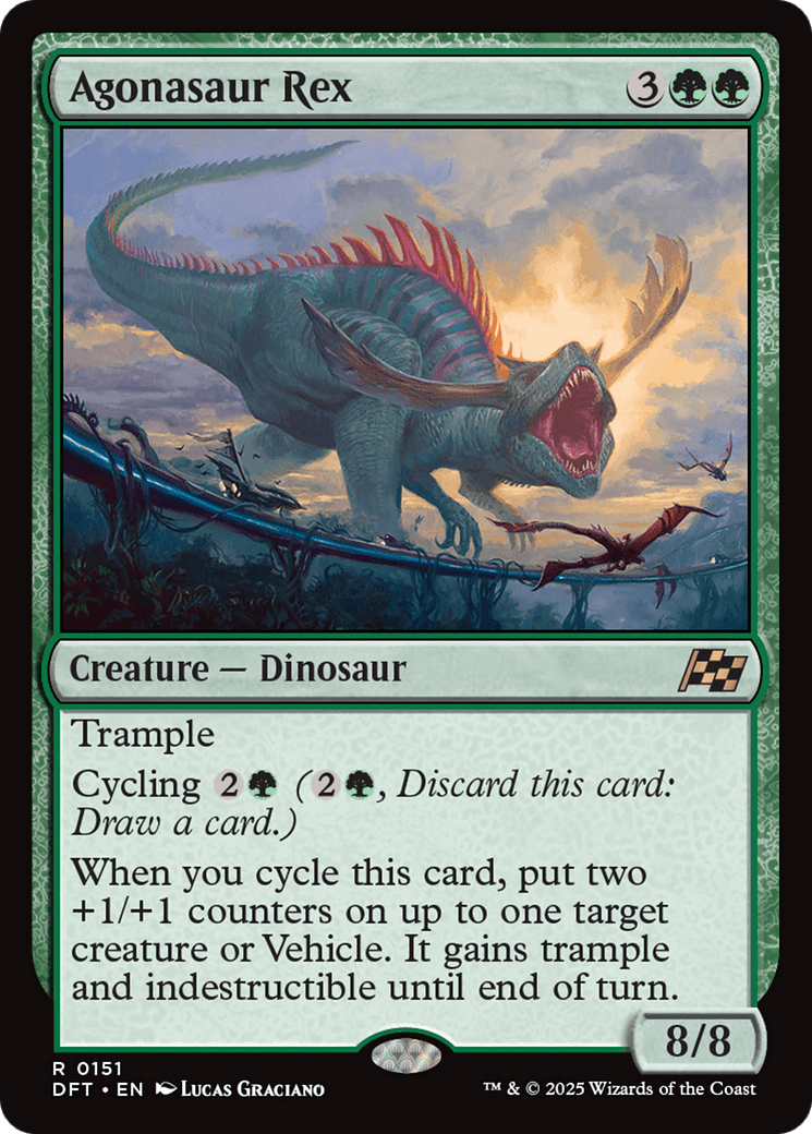 Agonasaur Rex [Aetherdrift] MTG Single Magic: The Gathering  | Multizone: Comics And Games