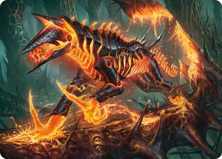 Kuldotha Cackler Art Card [Phyrexia: All Will Be One Art Series] MTG Single Magic: The Gathering  | Multizone: Comics And Games