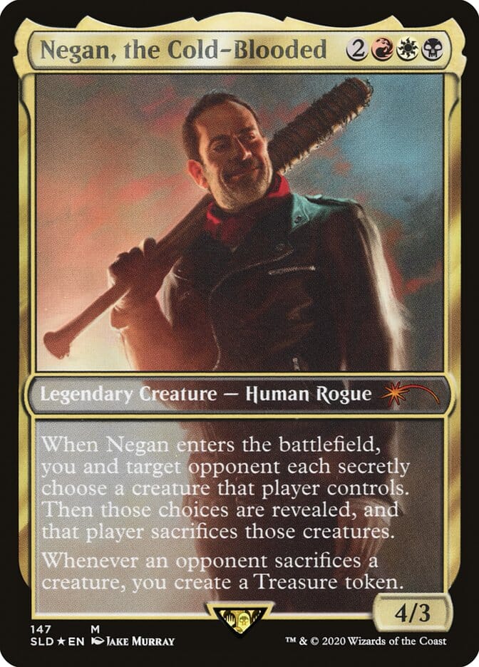 Negan, the Cold-Blooded [Secret Lair Drop Series] MTG Single Magic: The Gathering  | Multizone: Comics And Games