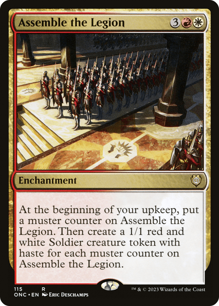Assemble the Legion [Phyrexia: All Will Be One Commander] MTG Single Magic: The Gathering  | Multizone: Comics And Games