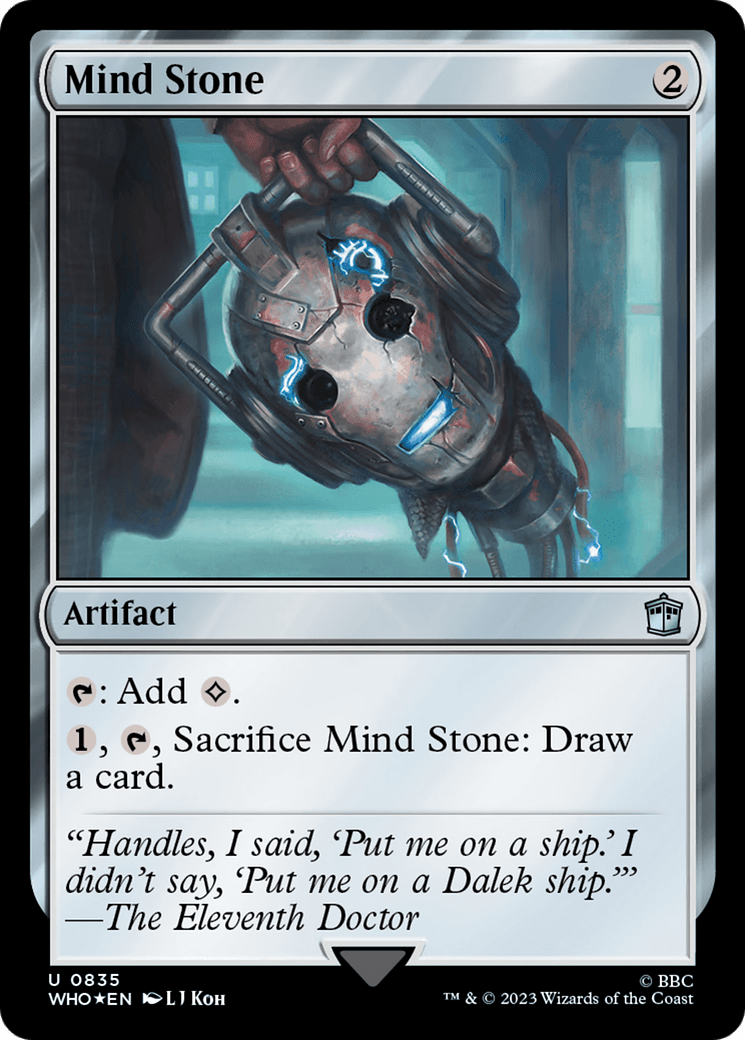Mind Stone (Surge Foil) [Doctor Who] MTG Single Magic: The Gathering  | Multizone: Comics And Games