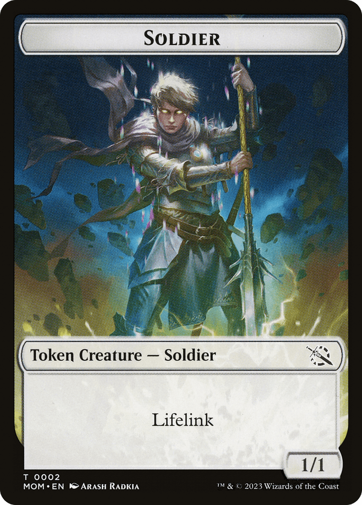 Soldier // Thopter Double-Sided Token [March of the Machine Tokens] MTG Single Magic: The Gathering  | Multizone: Comics And Games