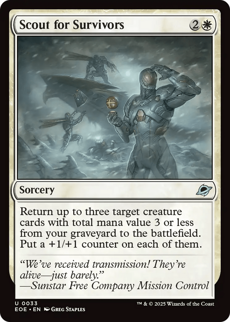 Scout for Survivors [Edge of Eternities] MTG Single Magic: The Gathering  | Multizone: Comics And Games