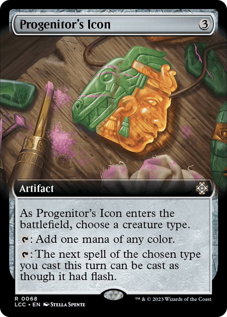 Progenitor's Icon (Extended Art) [The Lost Caverns of Ixalan Commander] MTG Single Magic: The Gathering  | Multizone: Comics And Games