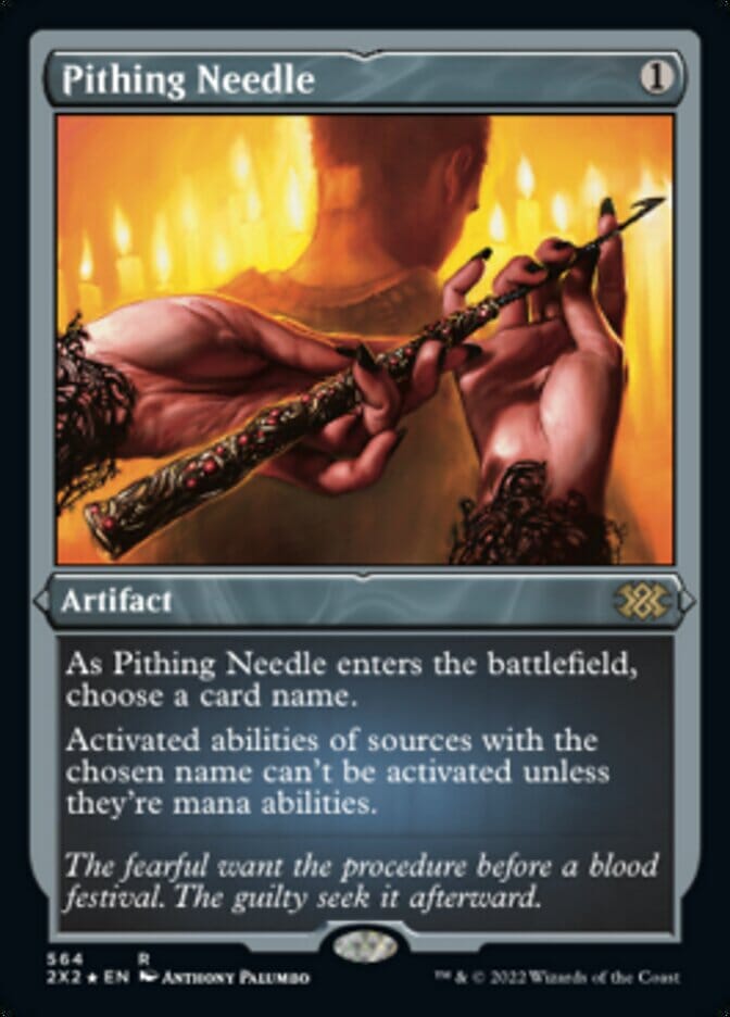 Pithing Needle (Foil Etched) [Double Masters 2022] MTG Single Magic: The Gathering  | Multizone: Comics And Games