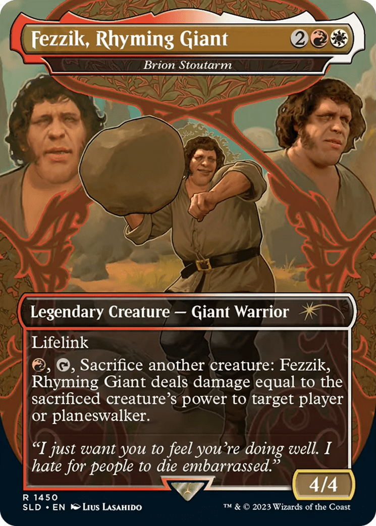 Fezzik, Rhyming Giant - Brion Stoutarm [Secret Lair Drop Series] MTG Single Magic: The Gathering  | Multizone: Comics And Games