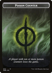 Phyrexian Goblin // Poison Counter Double-Sided Token [Phyrexia: All Will Be One Tokens] MTG Single Magic: The Gathering  | Multizone: Comics And Games