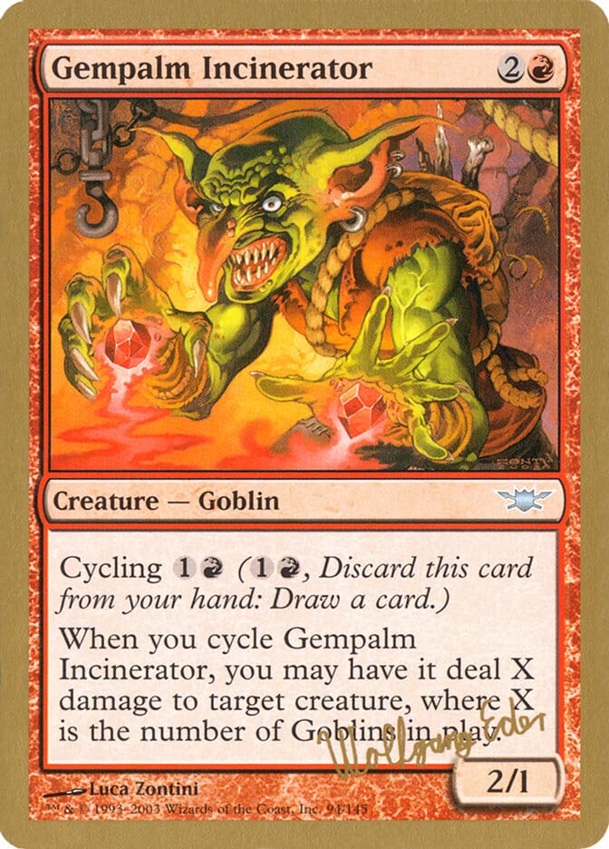 Gempalm Incinerator (Wolfgang Eder) [World Championship Decks 2003] MTG Single Magic: The Gathering  | Multizone: Comics And Games