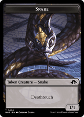 Snake // Energy Reserve Double-Sided Token [Modern Horizons 3 Tokens] MTG Single Magic: The Gathering  | Multizone: Comics And Games