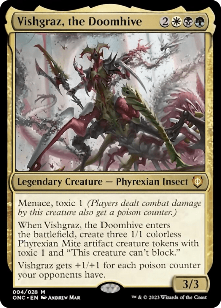 Vishgraz, the Doomhive [Phyrexia: All Will Be One Commander] MTG Single Magic: The Gathering  | Multizone: Comics And Games