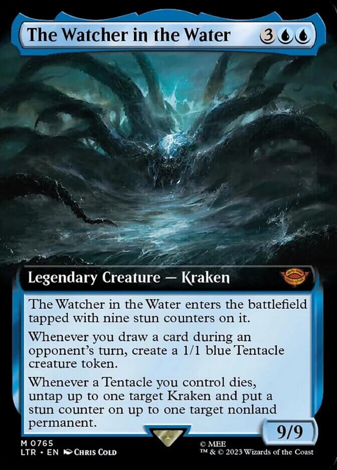 The Watcher in the Water (Extended Art) (Surge Foil) [The Lord of the Rings: Tales of Middle-Earth] MTG Single Magic: The Gathering  | Multizone: Comics And Games