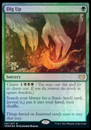 Dig Up [Innistrad: Crimson Vow Prerelease Promos] MTG Single Magic: The Gathering  | Multizone: Comics And Games