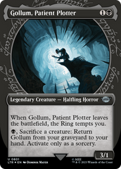 Gollum, Patient Plotter (Showcase) (Surge Foil) [The Lord of the Rings: Tales of Middle-Earth] | Multizone: Comics And Games