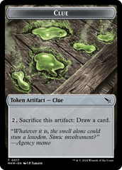 Thopter (0020) // Clue (0017) Double-Sided Token [Murders at Karlov Manor Tokens] MTG Single Magic: The Gathering  | Multizone: Comics And Games