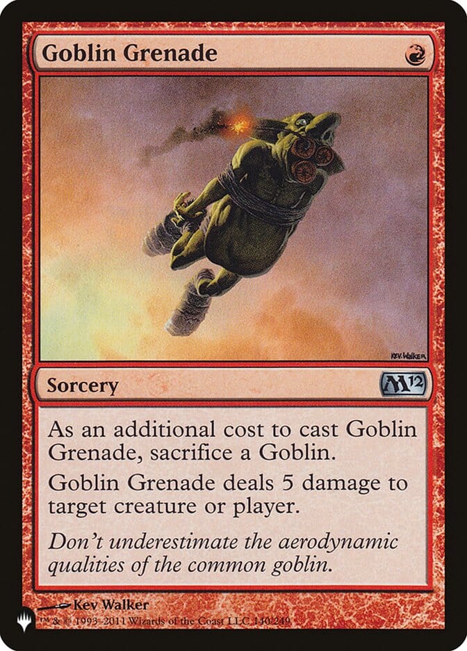 Goblin Grenade [The List] MTG Single Magic: The Gathering  | Multizone: Comics And Games