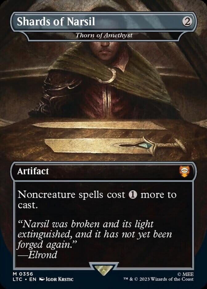 Thorn of Amethyst - Shards of Narsil [The Lord of the Rings: Tales of Middle-Earth Commander] MTG Single Magic: The Gathering  | Multizone: Comics And Games