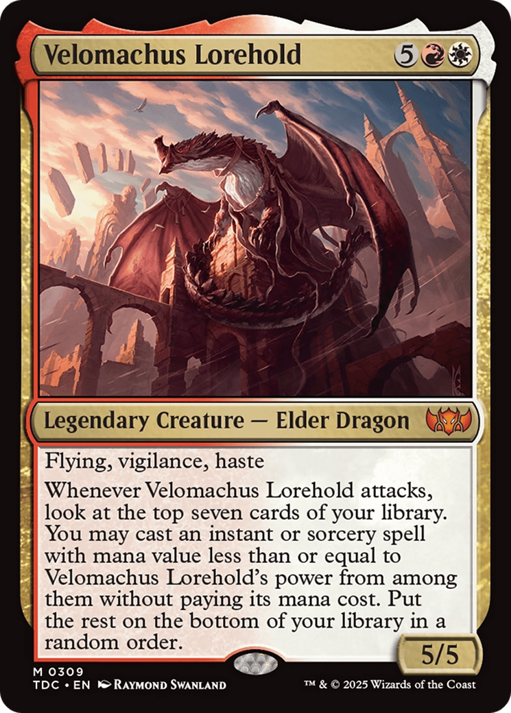 Velomachus Lorehold [Tarkir: Dragonstorm Commander] MTG Single Magic: The Gathering  | Multizone: Comics And Games