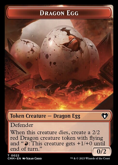 City's Blessing // Dragon Egg Double-Sided Token [Commander Masters Tokens] MTG Single Magic: The Gathering  | Multizone: Comics And Games