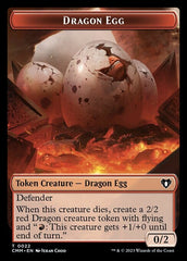 City's Blessing // Dragon Egg Double-Sided Token [Commander Masters Tokens] MTG Single Magic: The Gathering  | Multizone: Comics And Games