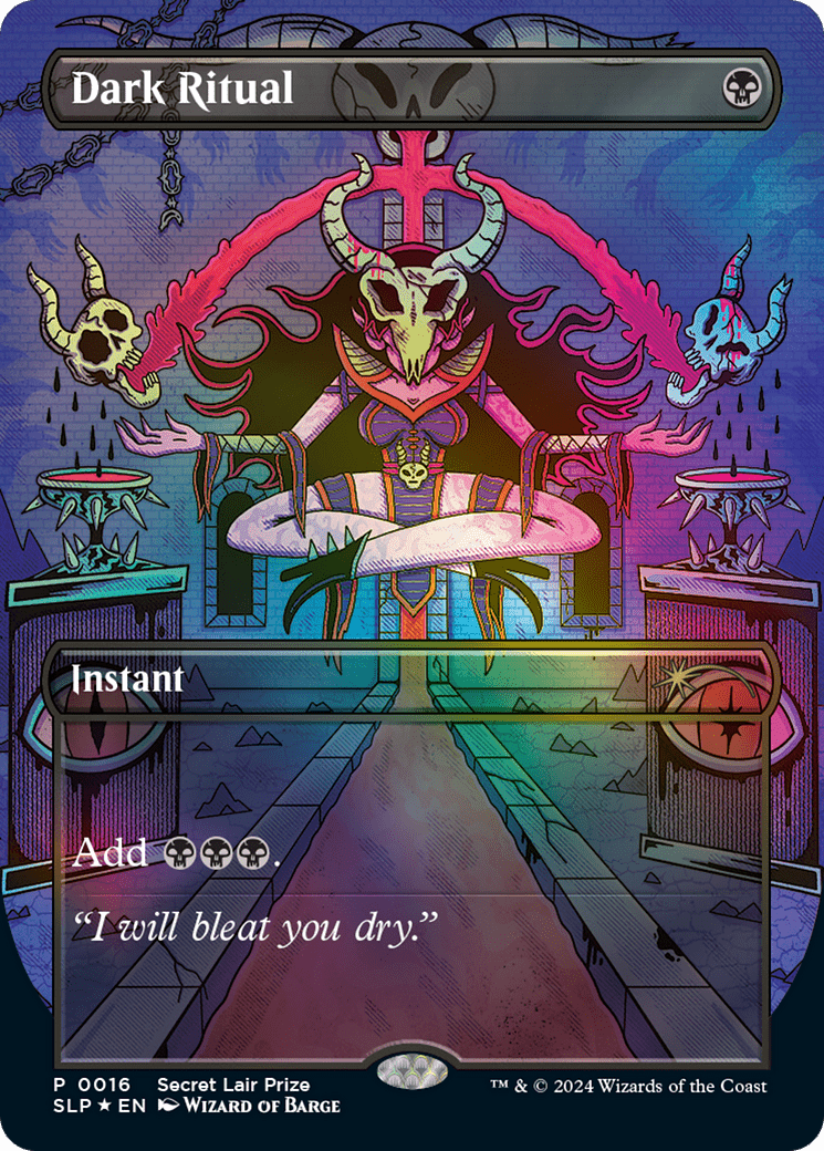 Dark Ritual [Secret Lair Showdown] MTG Single Magic: The Gathering  | Multizone: Comics And Games