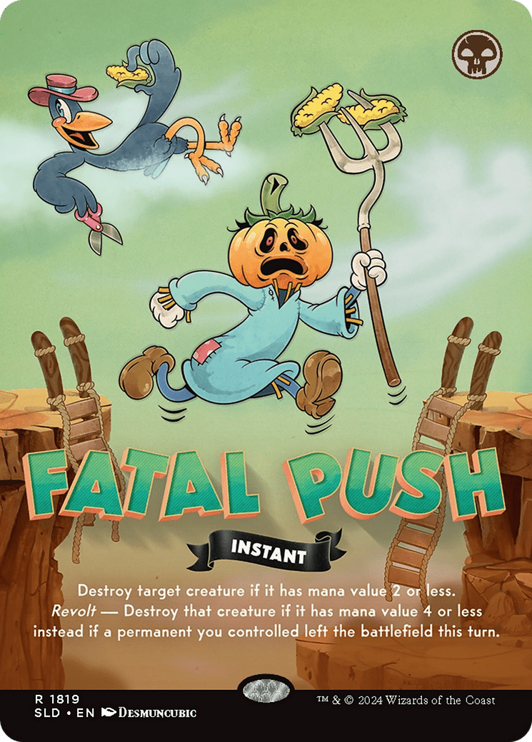Fatal Push (1819) (Rainbow Foil) [Secret Lair Drop Series] MTG Single Magic: The Gathering  | Multizone: Comics And Games