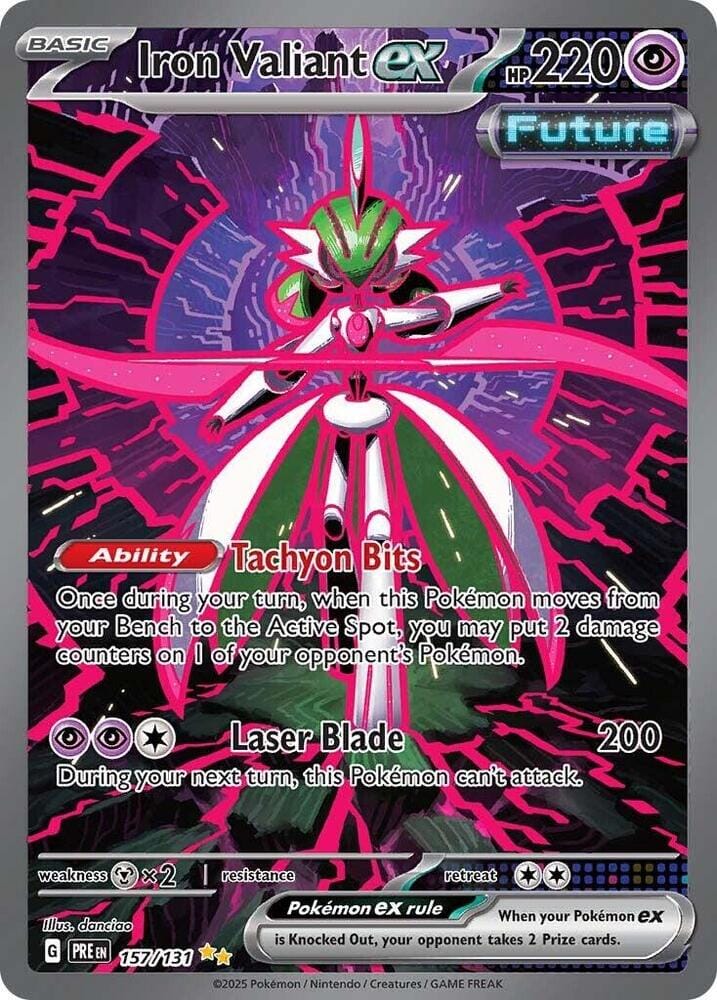 Iron Valiant ex (157/131) [Scarlet & Violet: Prismatic Evolutions] Pokemon Single Pokémon  | Multizone: Comics And Games