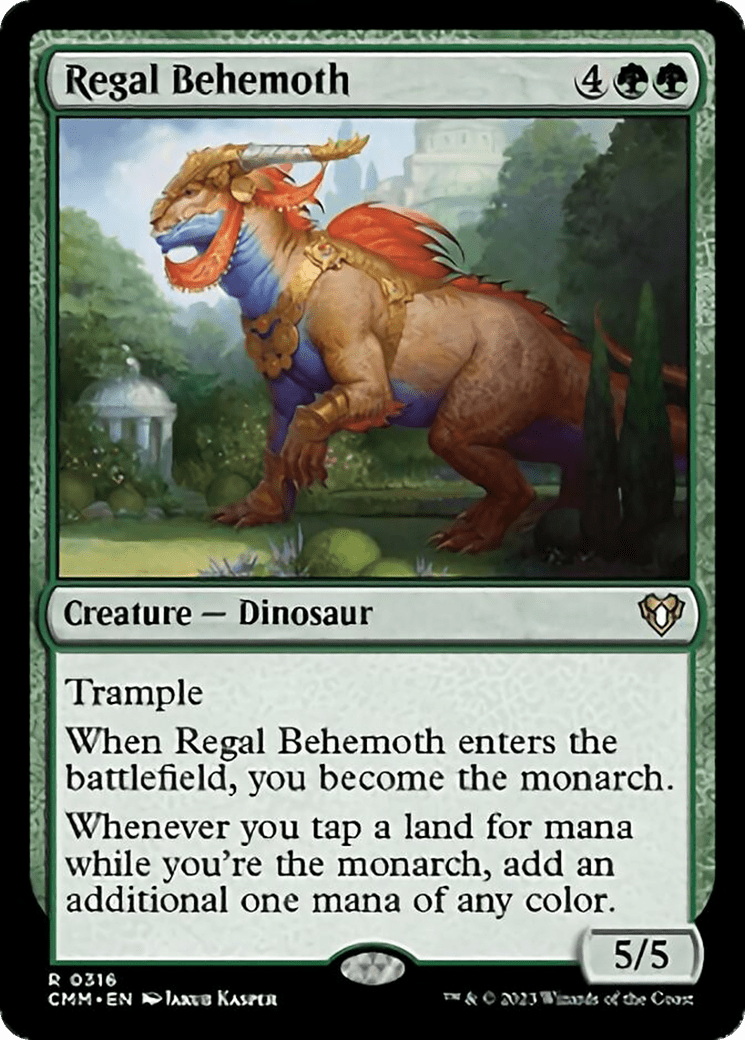 Regal Behemoth [Commander Masters] MTG Single Magic: The Gathering  | Multizone: Comics And Games