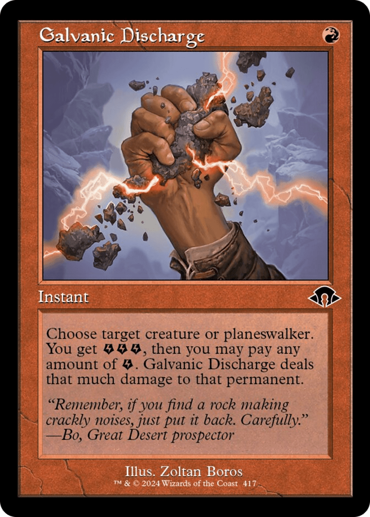 Galvanic Discharge (Retro) [Modern Horizons 3] MTG Single Magic: The Gathering  | Multizone: Comics And Games