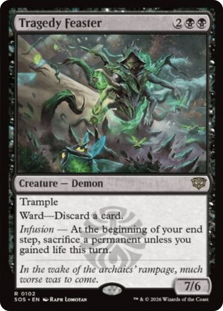 Tragedy Feaster [Secrets of Strixhaven] MTG Single Magic: The Gathering  | Multizone: Comics And Games