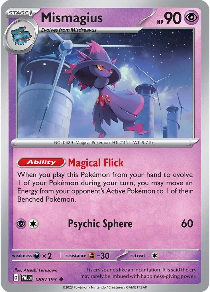 Mismagius (088/193) [Scarlet & Violet: Paldea Evolved] Pokemon Single Pokémon  | Multizone: Comics And Games