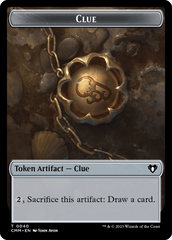 Clue // Cat (0005) Double-Sided Token [Commander Masters Tokens] MTG Single Magic: The Gathering  | Multizone: Comics And Games