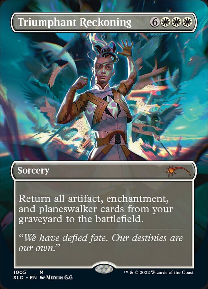 Triumphant Reckoning [Secret Lair Drop Series] MTG Single Magic: The Gathering  | Multizone: Comics And Games
