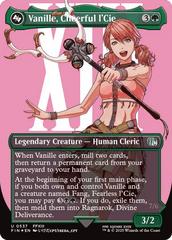 Vanille, Cheerful l'Cie // Ragnarok, Divine Deliverance (Borderless) (Surge Foil) [FINAL FANTASY] MTG Single Magic: The Gathering  | Multizone: Comics And Games