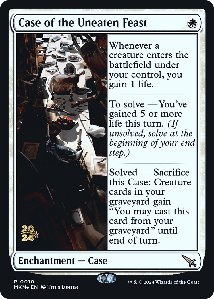 Case of the Uneaten Feast [Murders at Karlov Manor Prerelease Promos] MTG Single Magic: The Gathering  | Multizone: Comics And Games