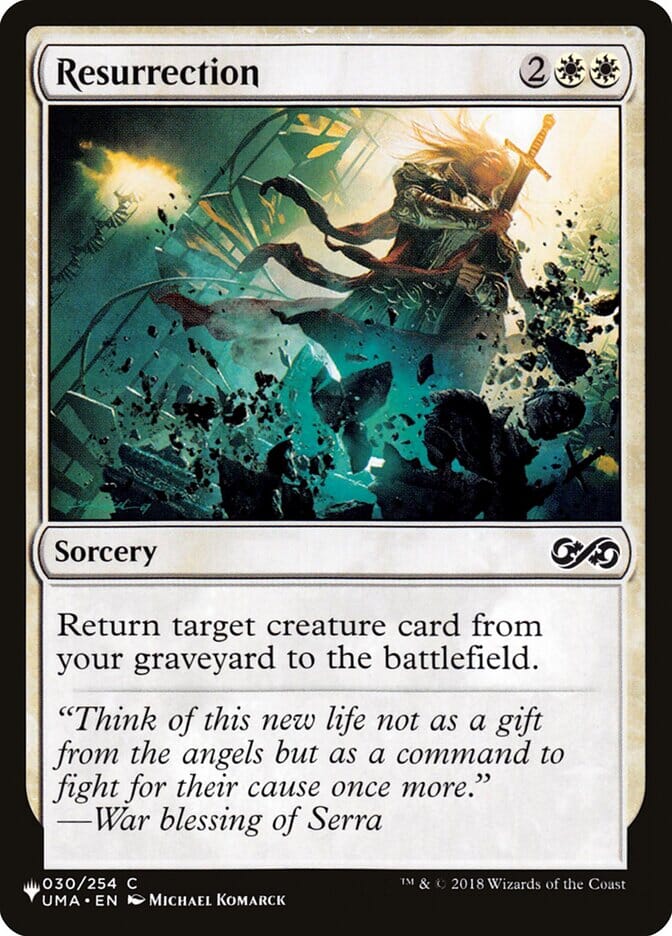 Resurrection [The List] MTG Single Magic: The Gathering  | Multizone: Comics And Games