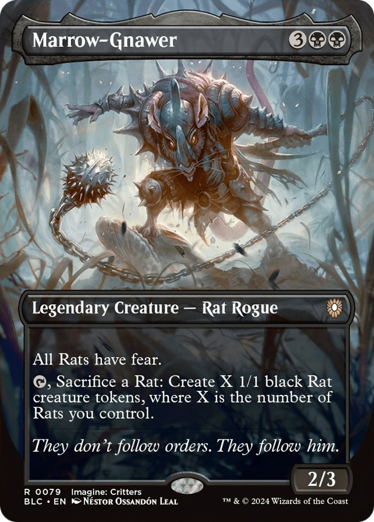 Marrow-Gnawer (Borderless) [Bloomburrow Commander] MTG Single Magic: The Gathering  | Multizone: Comics And Games