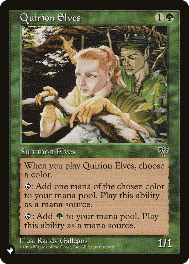 Quirion Elves [The List] MTG Single Magic: The Gathering  | Multizone: Comics And Games