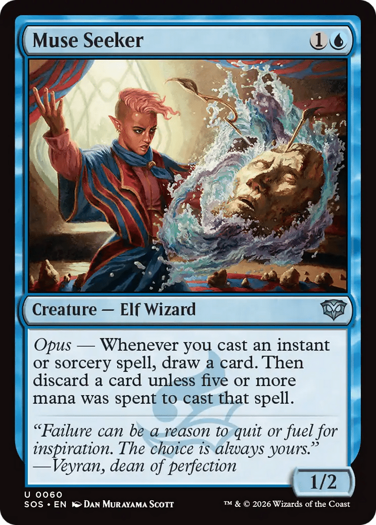 Muse Seeker [Secrets of Strixhaven] MTG Single Magic: The Gathering  | Multizone: Comics And Games