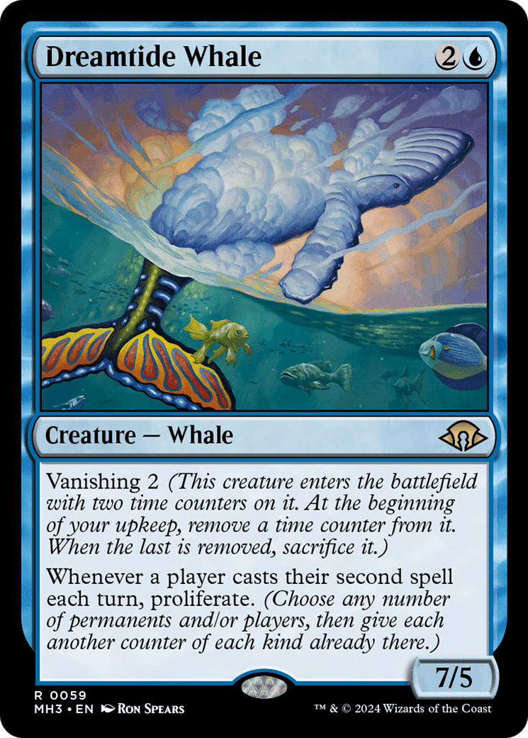 Dreamtide Whale [Modern Horizons 3] MTG Single Magic: The Gathering  | Multizone: Comics And Games