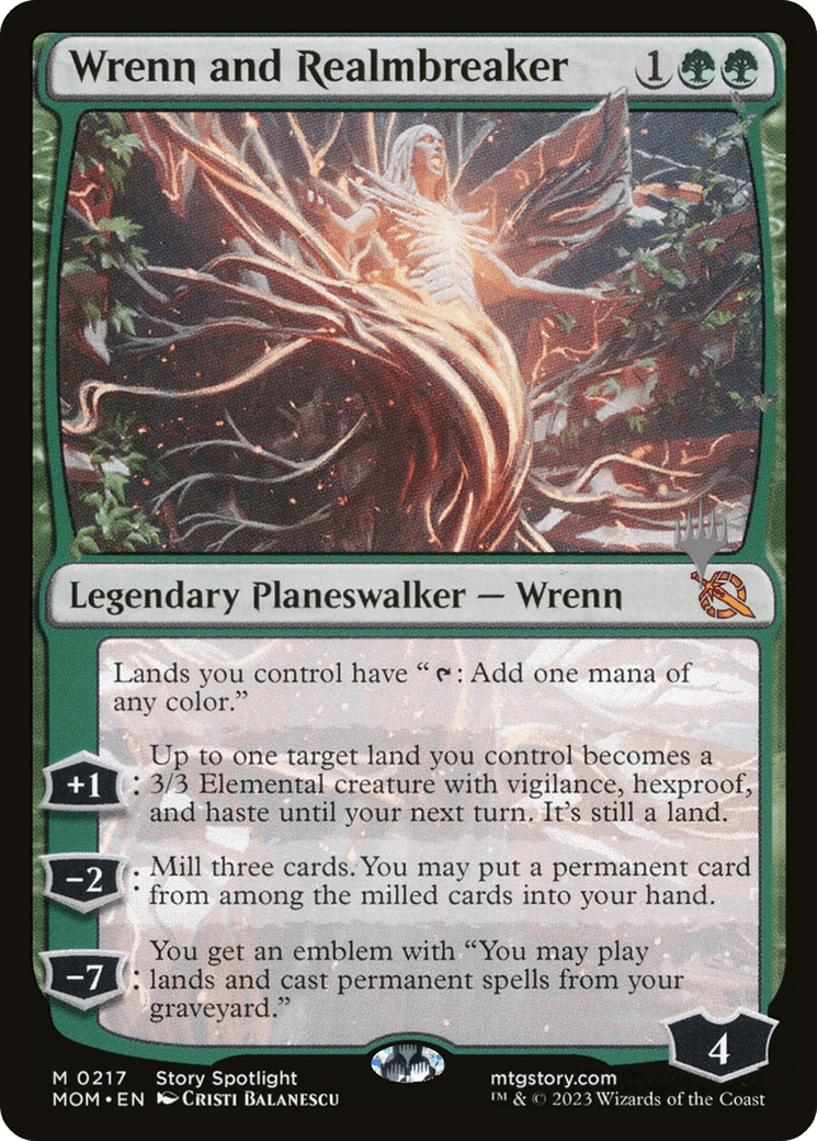 Wrenn and Realmbreaker (Promo Pack) [March of the Machine Promos] MTG Single Magic: The Gathering  | Multizone: Comics And Games