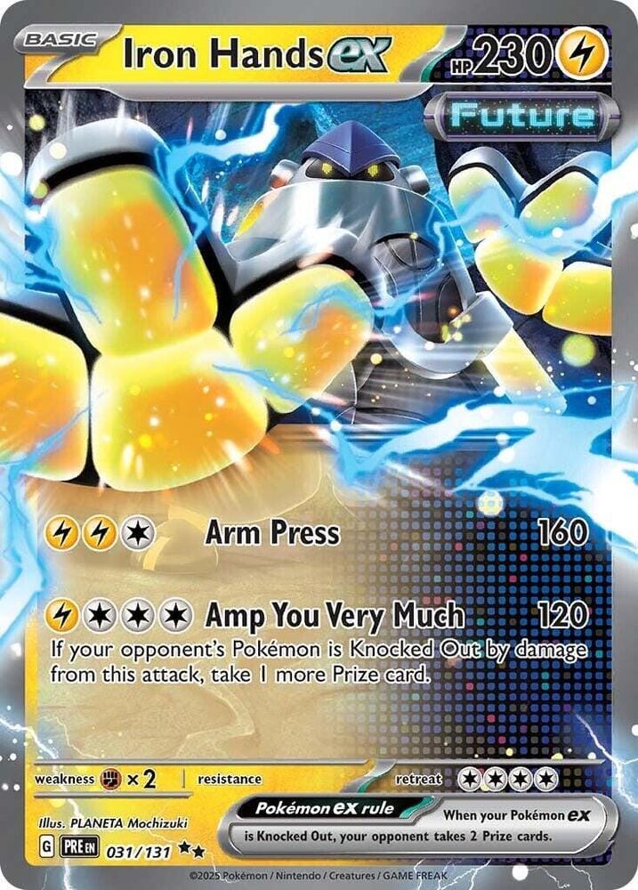 Iron Hands ex (031/131) [Scarlet & Violet: Prismatic Evolutions] Pokemon Single Pokémon  | Multizone: Comics And Games