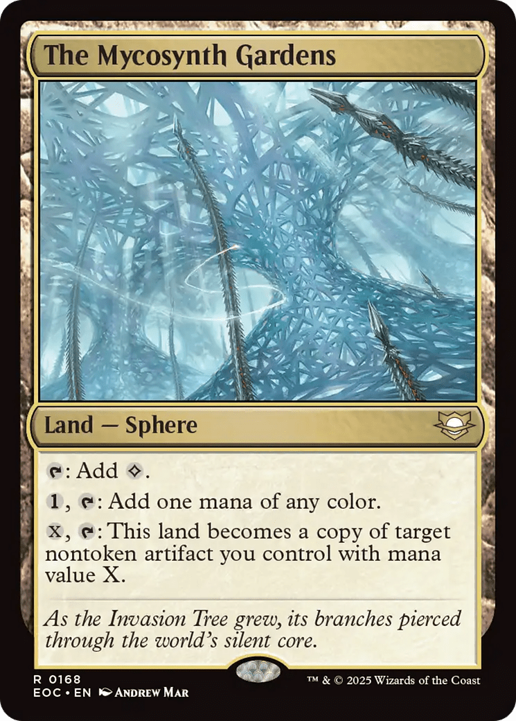 The Mycosynth Gardens [Edge of Eternities Commander] MTG Single Magic: The Gathering  | Multizone: Comics And Games