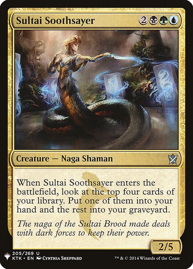 Sultai Soothsayer [Mystery Booster] MTG Single Magic: The Gathering  | Multizone: Comics And Games
