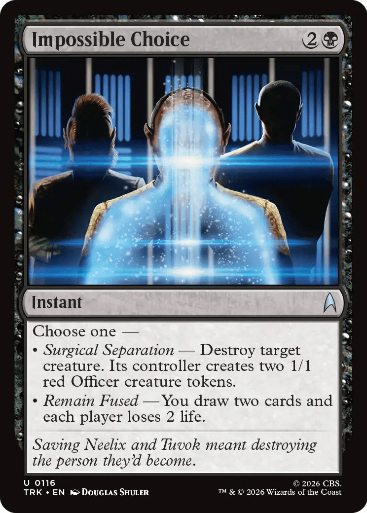 Impossible Choice [Star Trek] MTG Single Magic: The Gathering  | Multizone: Comics And Games