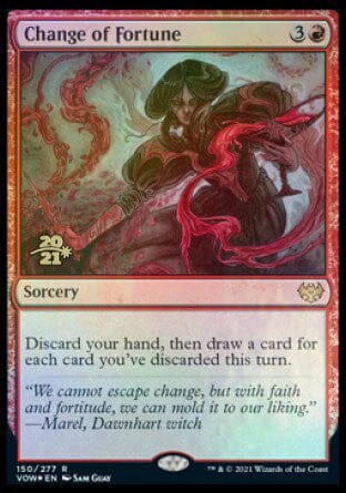 Change of Fortune [Innistrad: Crimson Vow Prerelease Promos] MTG Single Magic: The Gathering  | Multizone: Comics And Games