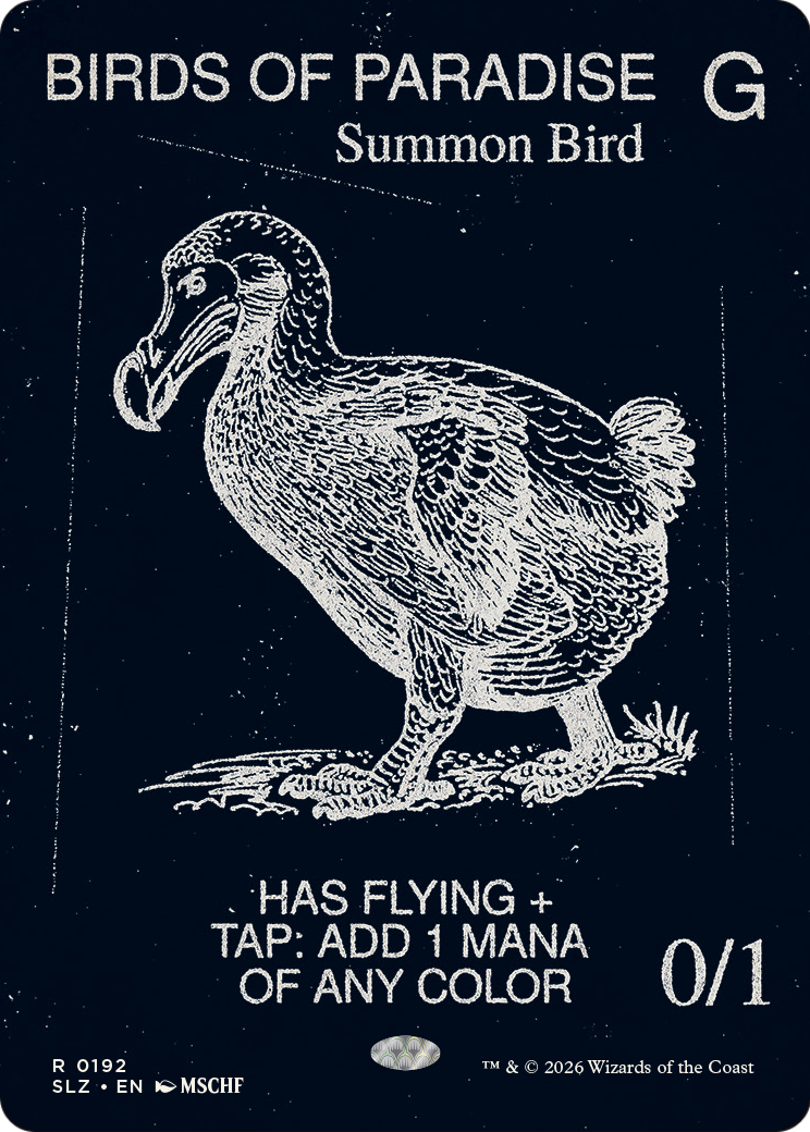 Birds of Paradise (0192) [Secret Lair x MSCHF: The Zeta Set] | Multizone: Comics And Games