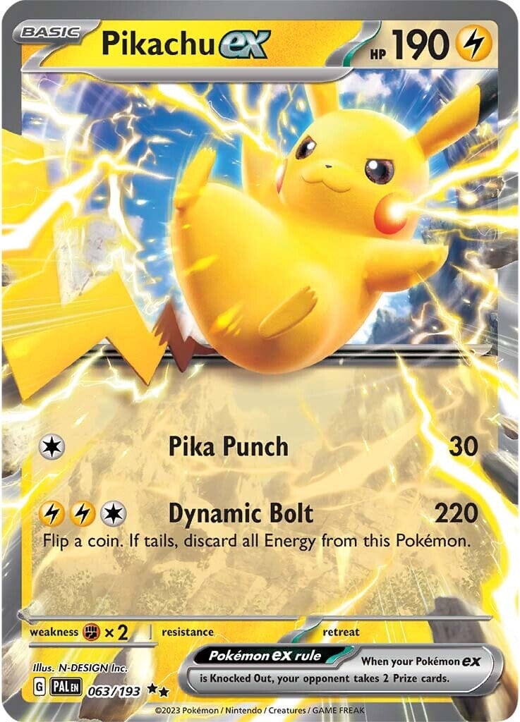 Pikachu ex (063/193) [Scarlet & Violet: Paldea Evolved] Pokemon Single Pokémon  | Multizone: Comics And Games